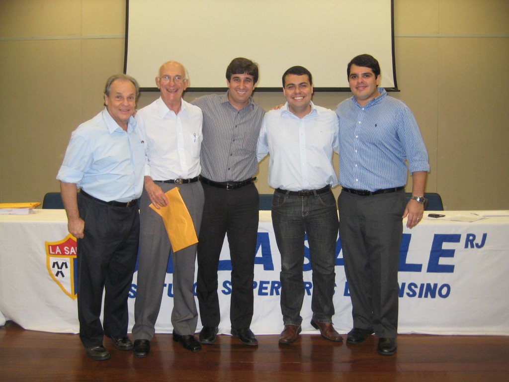 Convenção de Vendas - Vale das Paineiras - 08-07-2010 013 Salvador Guida, Paulo Nossar, Gustavo Amin, Rodrigo Alves, Bruno Serpa - Diretores da Patrimóvel e da CALL